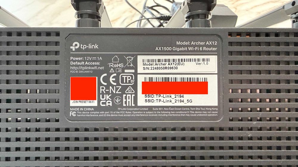 TP-Link Archer AX12 AX1500 Wi-Fi 6 Router