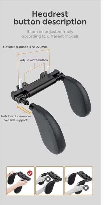 Apoio cabeça para carro