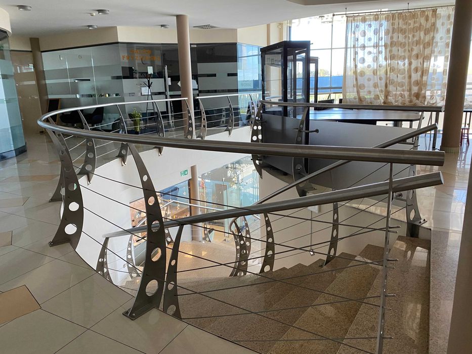 Balustrada stal nierdzewna + szkło