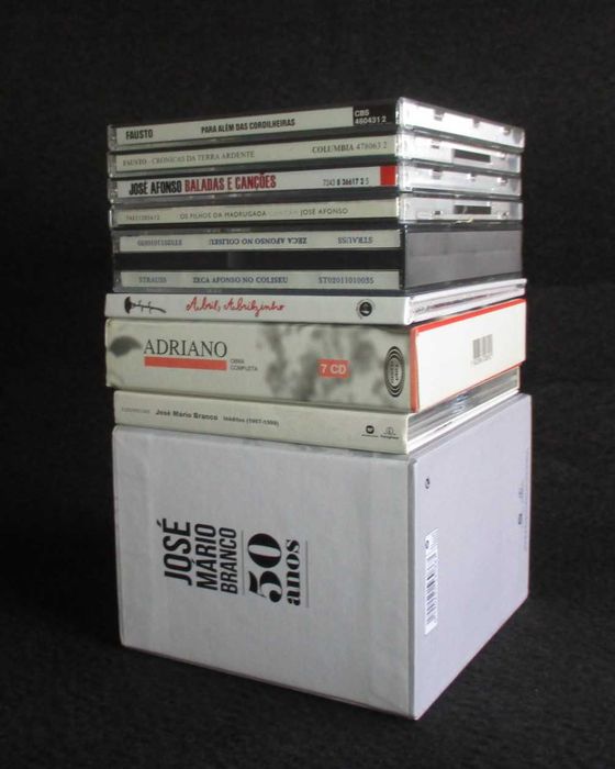 CD's de Música Portuguesa Fausto Zeca Afonso José Mário Branco Adriano