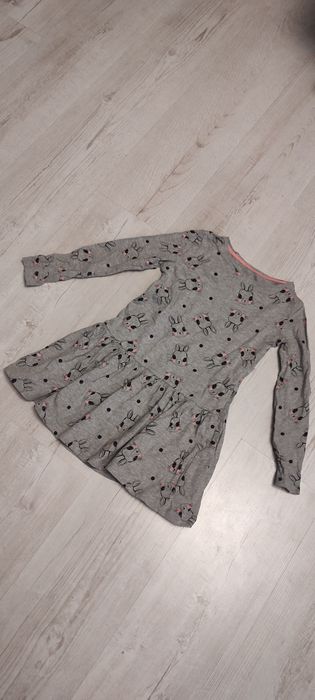 Sukienka/tunika w króliczki Wielkanoc