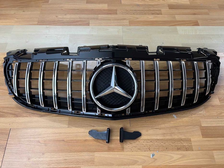 решетка радиатора мерседес 172 слц Mercedes slc r172 2016+ amg gt