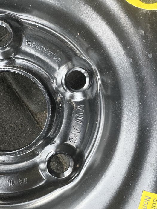 Dojazdowka 18 5x112 oryg Volkswagen  stan jak Nowe