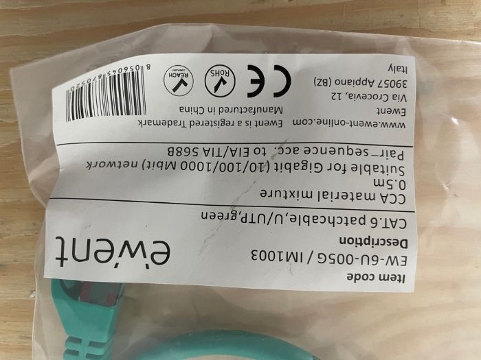 10 Network Cables, 0.5 Meters – New64584779463937123