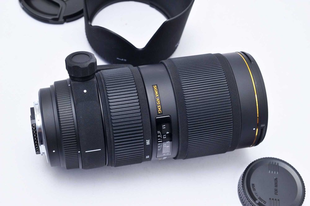 Sigma 70-200mm 2.8 II Apo DG HSM encaixe Nikon F ou Z com adaptador FTZ