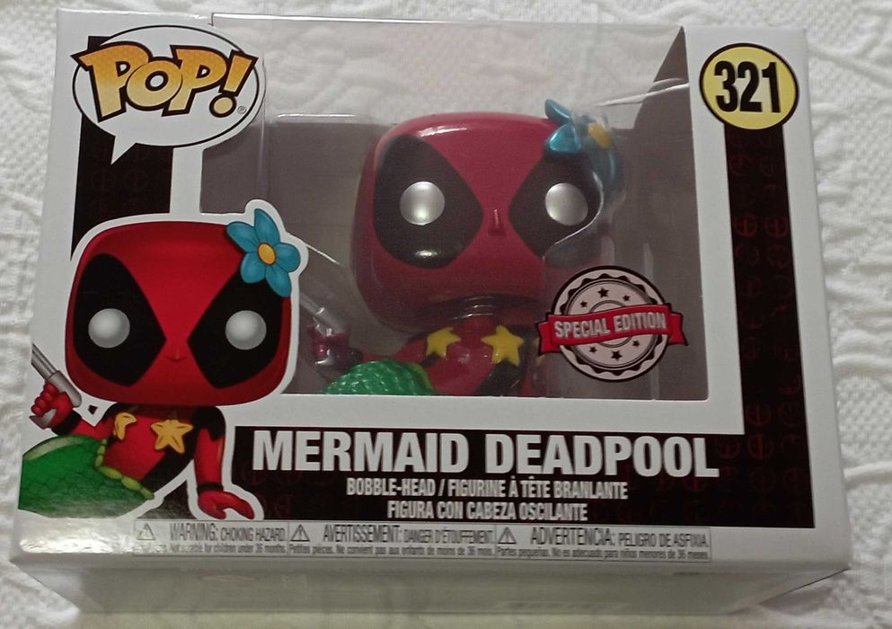 funko pop deadpool 321 mermaid deadpool