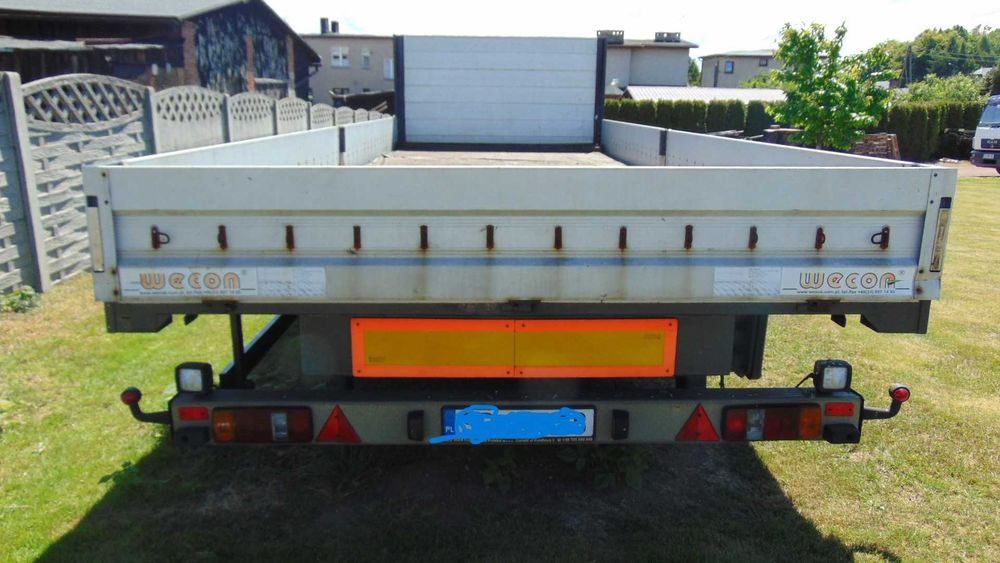 Przyczepa tandem Junge górny zaczep