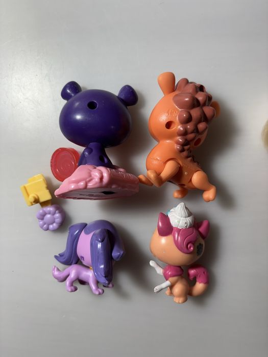 LPS littlest pet shop zestaw 4 figurki i lalka