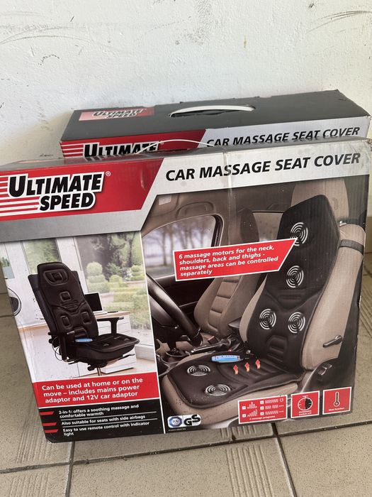 Mata masujaca/grzejaca na fotel