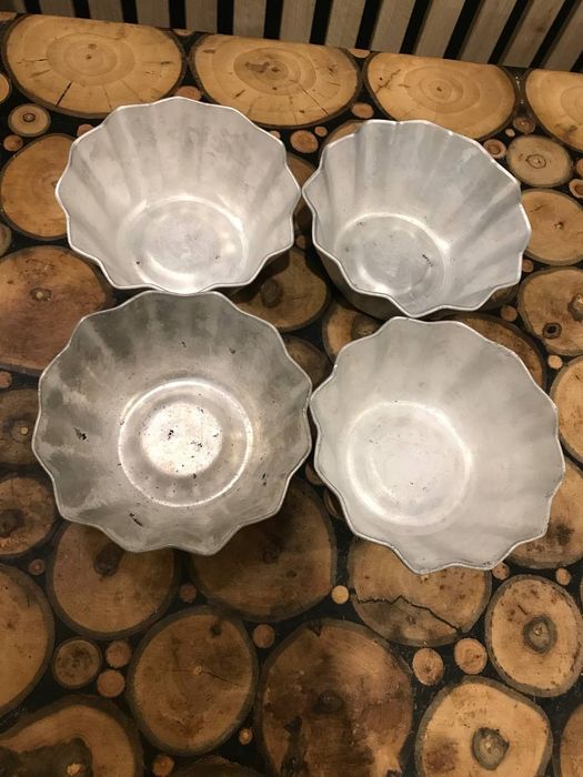 Формочки для ромової бабки великих кексів корзинок