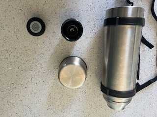 Garrafa termos de aço inox