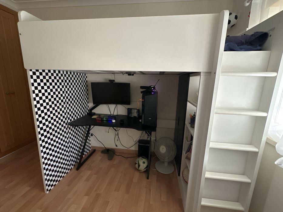 Cama alta smastad ikea