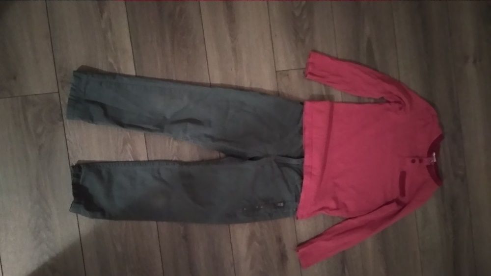 Spodnie + bluzka 116 cocodrillo