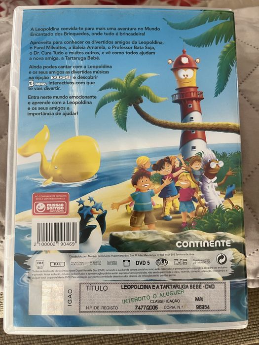 Leopoldina e a Tartaruga Bebé - DVD