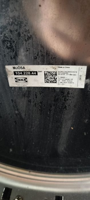 Caixote do lixo IKEA MJÖSA