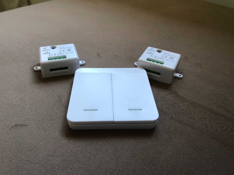 Interruptor de Luz Sem Fio RF Interruptor - Duplo