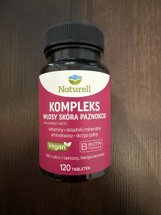 Naturell kompleks wlosy skora paznokcie 120 tabletek