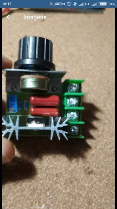 Dimmer 2000W, regulador luz, temperatura, velocidade