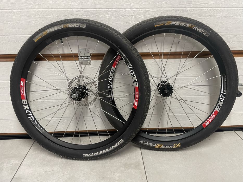 Koła dirt DT Swiss EX471 10x135 15x110 Koozer 26 dirt continental speedking speed king