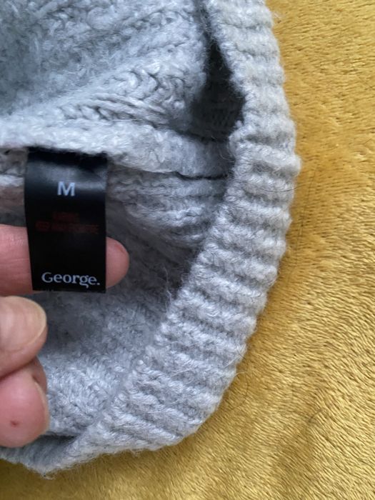 Sweter M szary rozpinany