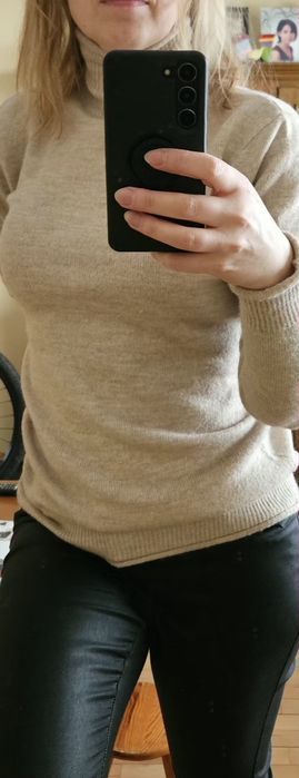 Sweter golf Ochnik beżowy