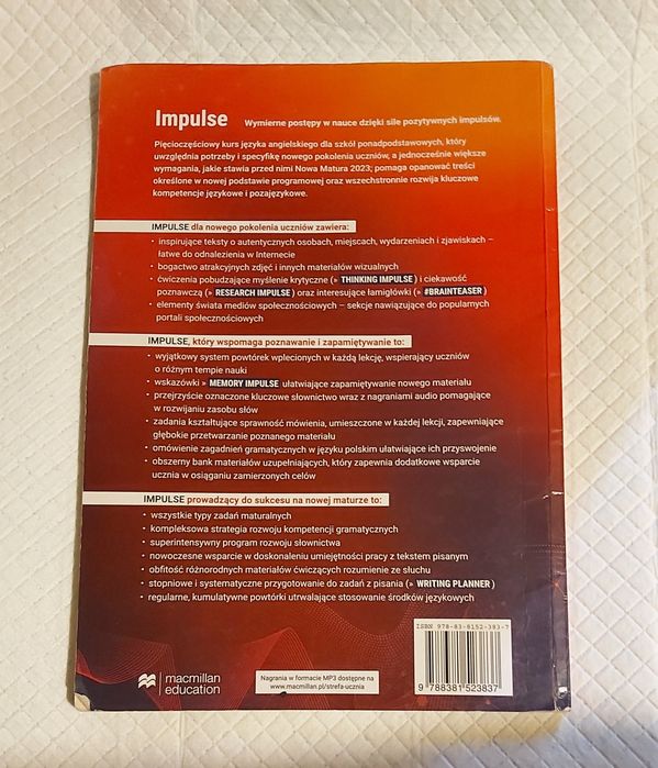 Podręcznik Impulse 2 A2+/B1 Macmillan***DARMOWA WYSYŁKA!