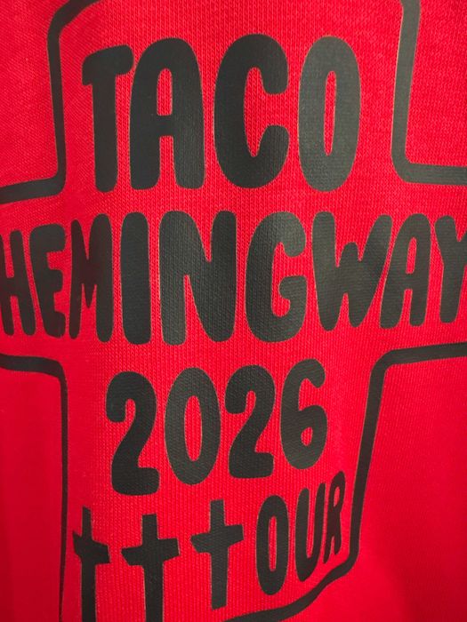 Czerwona bluza taco niemerczowa rozmiar XL jhk