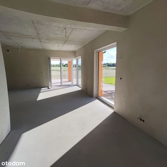 Nowy dom energooszczędny, działka 20 arów w spokojnej okolicy.