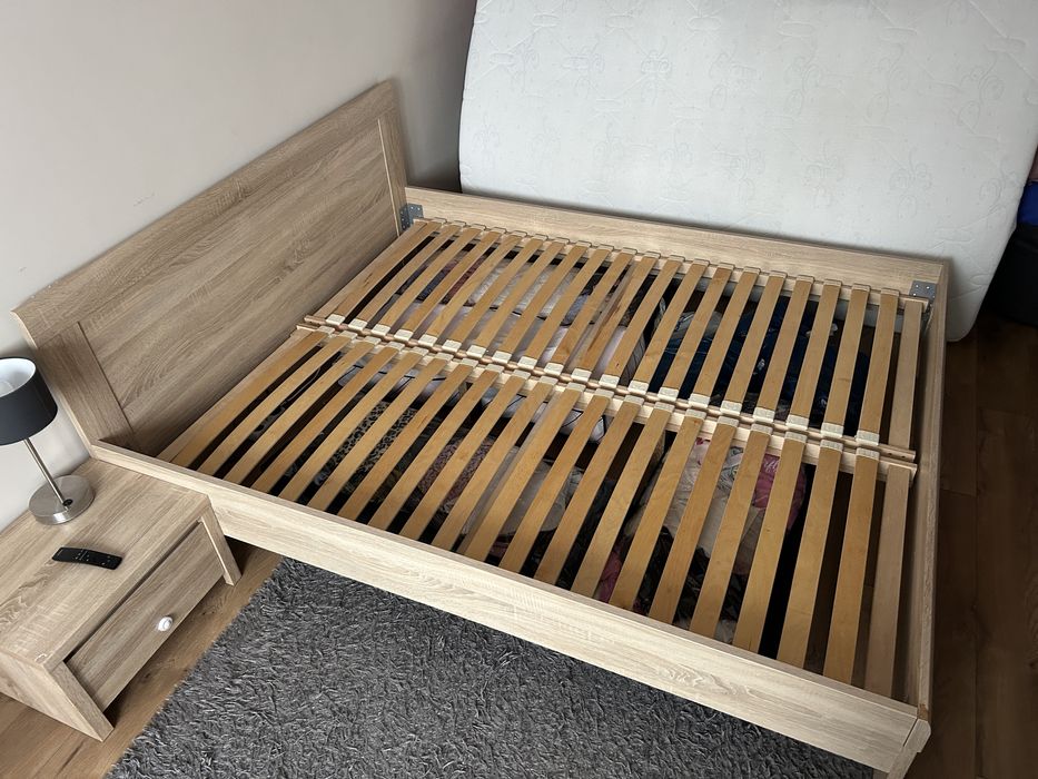 Łóżko 160x200, kolor dąb sonoma.