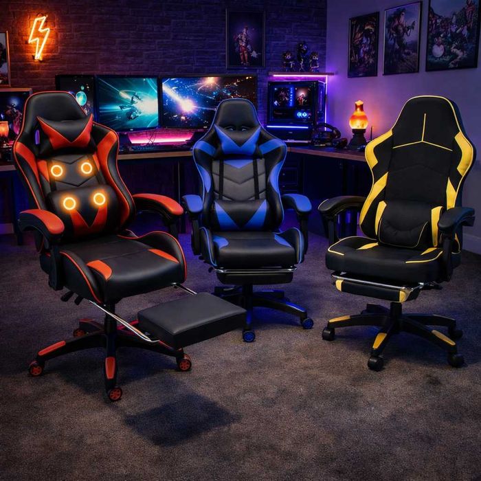 Офісне та геймерське крісло з регулюваннямю Комфорт для роботи і ігор