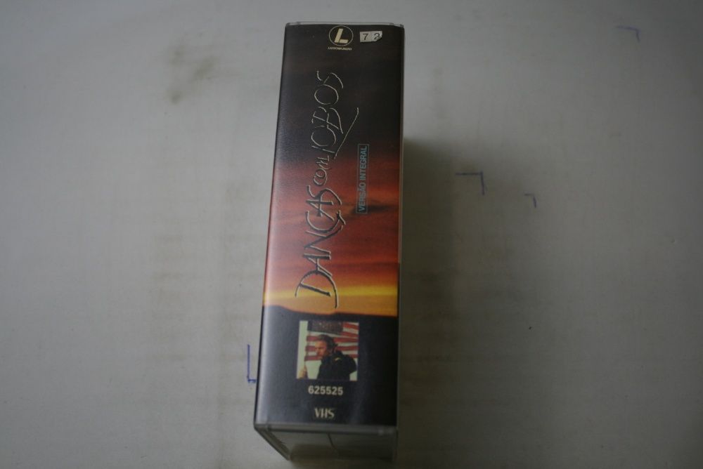 VHS - Danças Com Lobos - integral 2 vhs