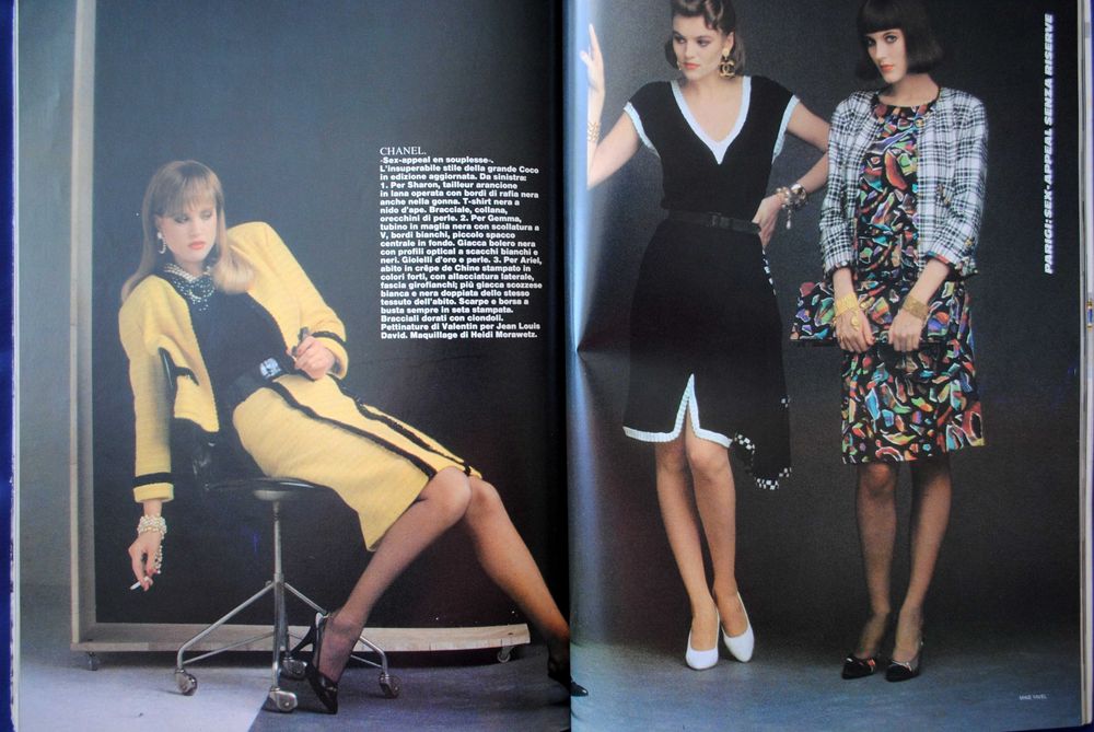 Vogue Italia magazyn mody z 1983