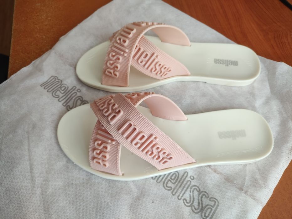 Женские босоножки melissa розовые 24.5-25 см