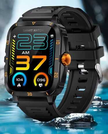 Zegarek Smartwatch V71 z funkcją rozmów i SMS, wodoodporny, fitness