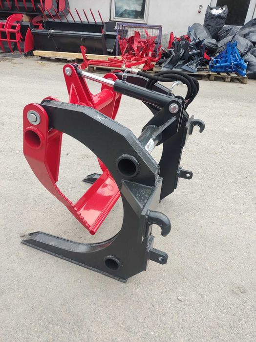 HIT Chwytak do drewna Krab Volant rozne mocowania do ładowarki tura