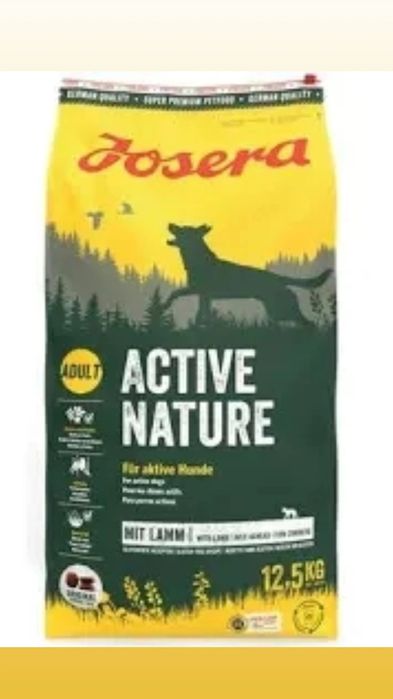 Йозера 12.5кг актив JOSERA Active Nature високоцінний корм з добре зба