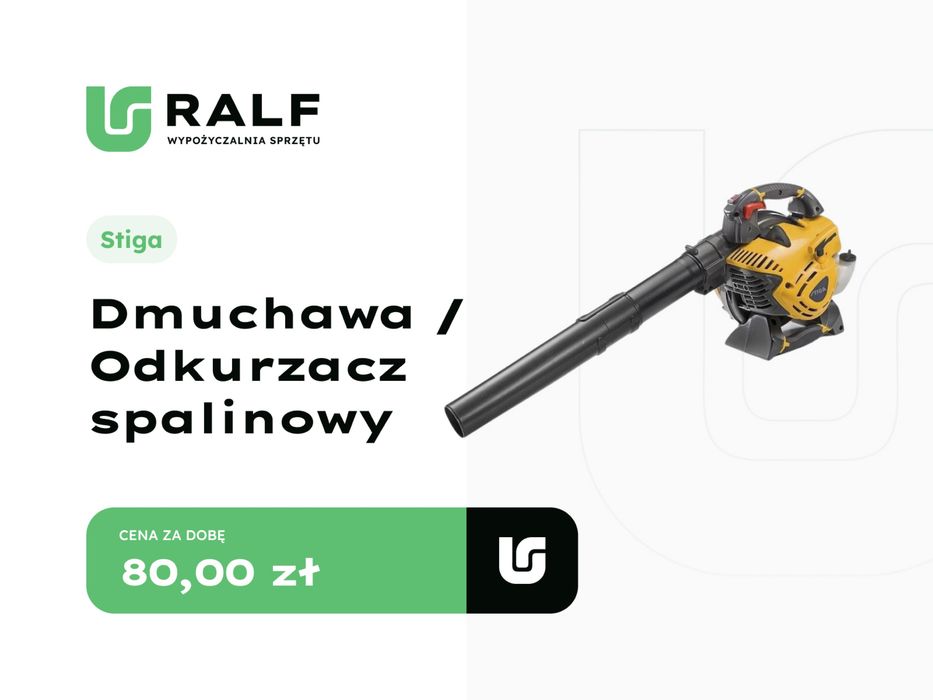 Wynajem Szlifieka Do Gładzi / Żyrafa/ Dmuchawa do Liści Stiga