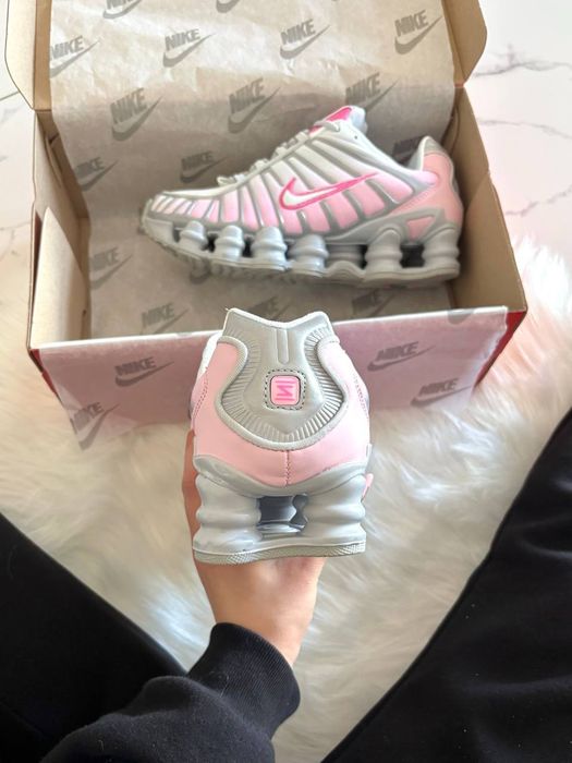 Кросівки Кроссовки Nike Shox TL Pink Foam Grey Pink Серый Розовый Сірий рожевий Кросовки демісезон
