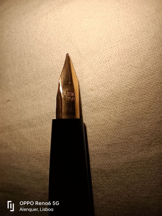 Caneta Waterman ouro 18 k