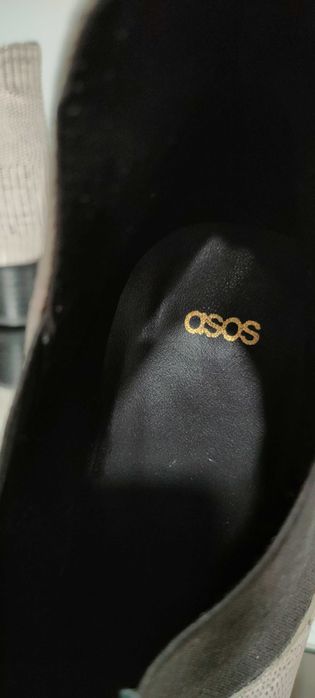 Wężowe botki  ASOS r.43  28,8 cm