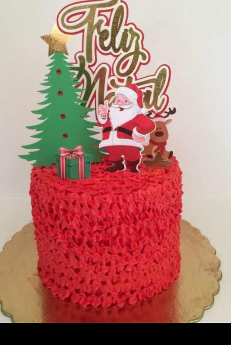 Bolos temáticos de natal e diversos