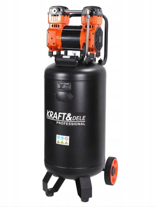 Kompresor Bezolejowy Pionowy Kraft&Dele 10 Bar 100L 3000W 2850 RPM