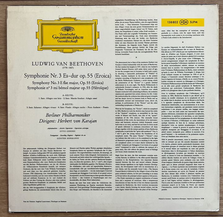 Beethoven eroica berlińska filrharmonia winyl