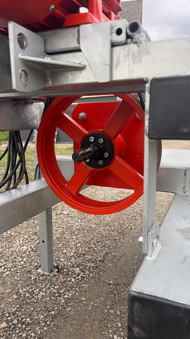 Łuparka do drewna – elektryczna + WOM, ocynkowana