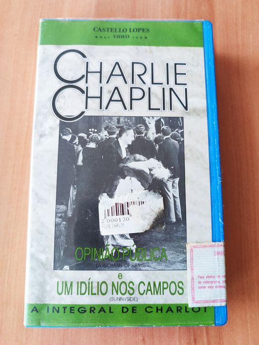 Filmes Chaplin "Opinião Pública e "Um Idílio nos campos"