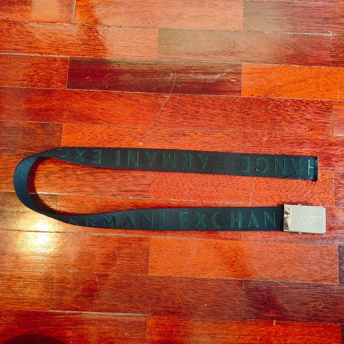 Cinto Armani Exchance preto 103 cm