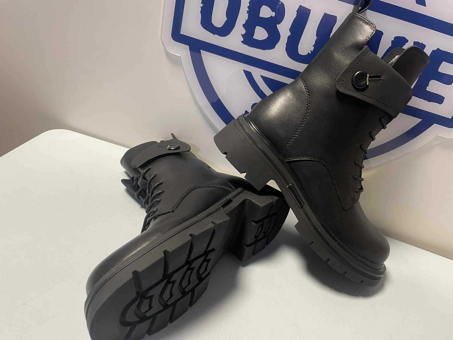 Filippo botki skórzane workery DBT 7230 / 25 BK 40 - 41