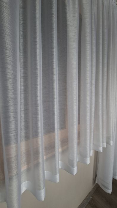 Firanka zestaw balkonowy 3 m +2,5 m