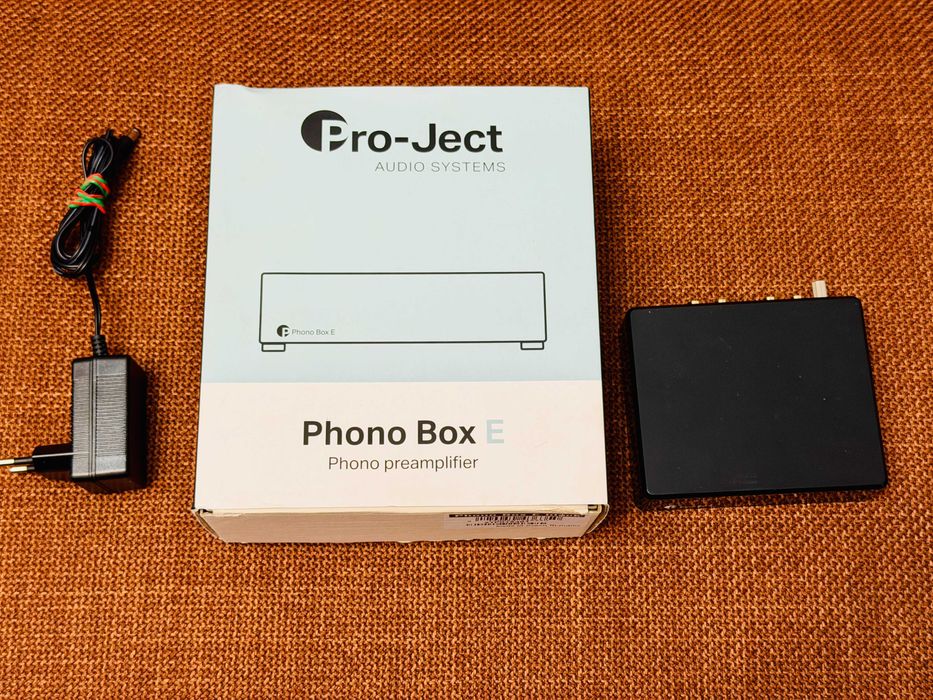 ‼️ Pro-Ject Phono Box E Black ММ/МС схема Dr.Sykora Австрия ℹ️ полный заводской комплект, состояние 9 из 10, проверен в моём тракте