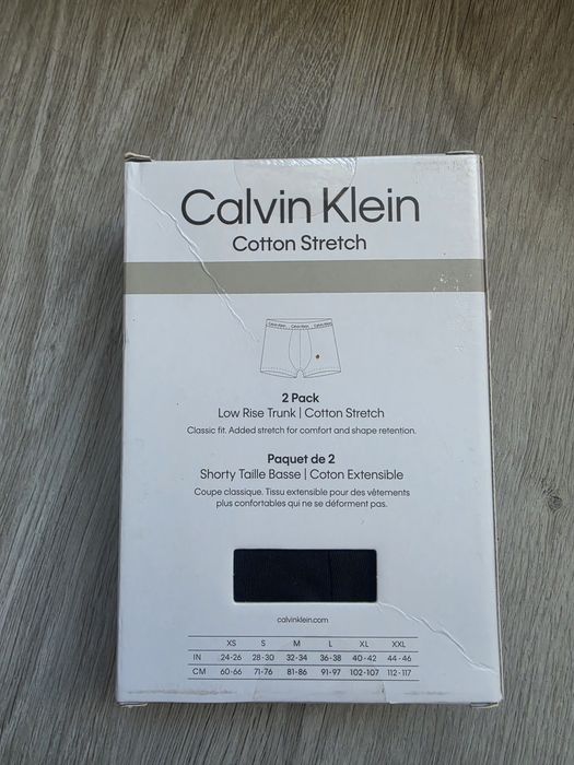 Bokserki meskie 2-pack Calvin Klein czarne  XL